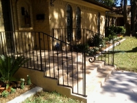 Wrought iron railing