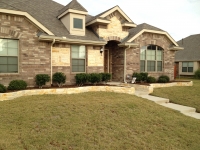 Natural Stone bed wall