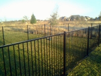 Rod iron fence