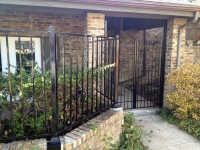 Iron security fence