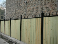 iron frame fence