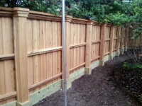 Triple trim cedar fence solutions