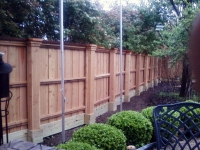 Western red cedar fence solutions