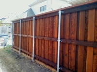 six foot stained fence dallas