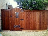 Custom arched gate